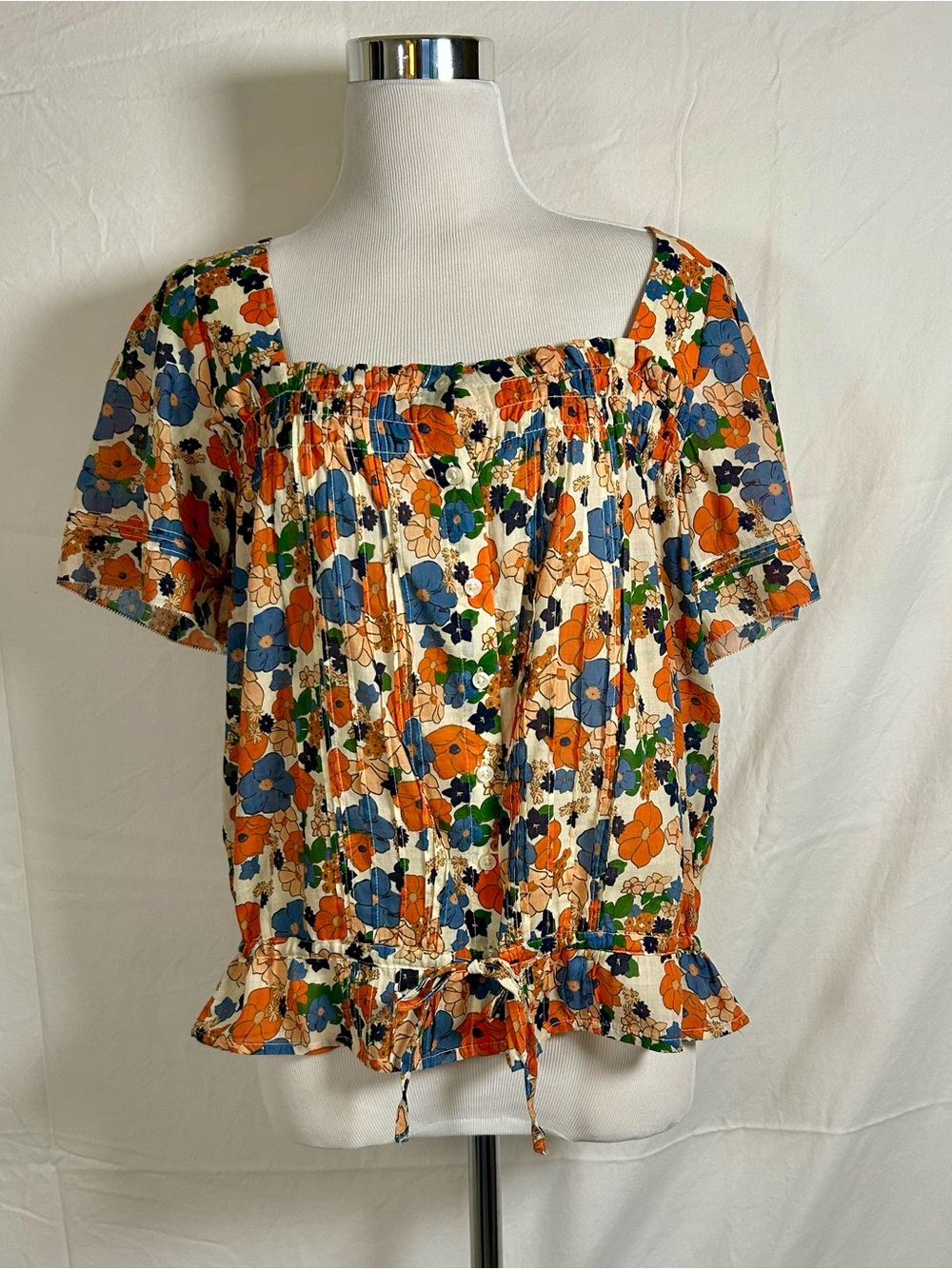 Birds of Paradise by Trovata, Lorita Marina Floral blouse